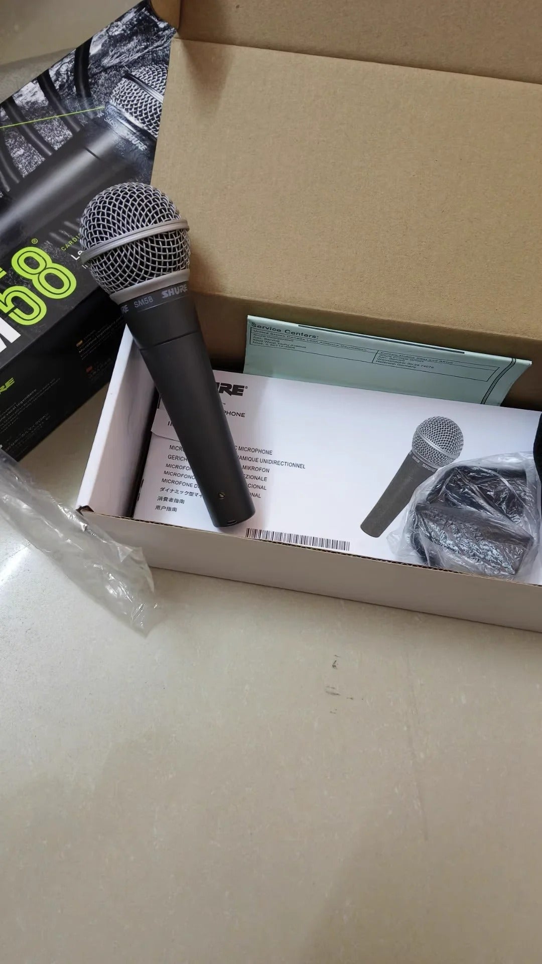 Shure SM58LC Professional Dynamic Microphone